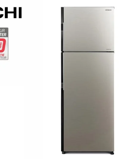 Réfrigérateur 2 Portes 290L Gris Brillant Hitachi (RH351PRU0)