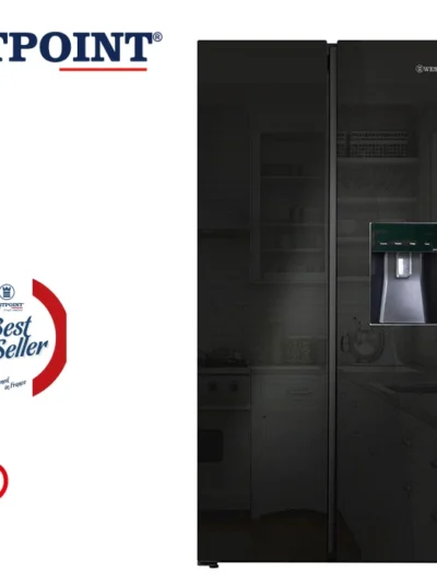 Réfrigérateur Américain 2 Portes Vitrées Noir Westpoint (WSNY-56F22.EWGN)