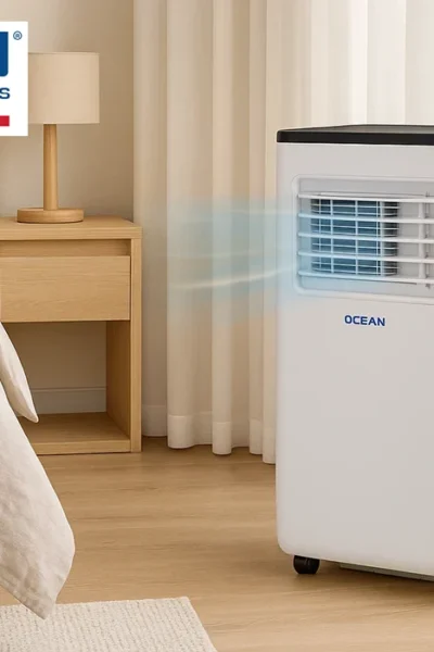 Climatiseur Mobile 3en1 9000 BTU Refroidissement, Déshumidification &