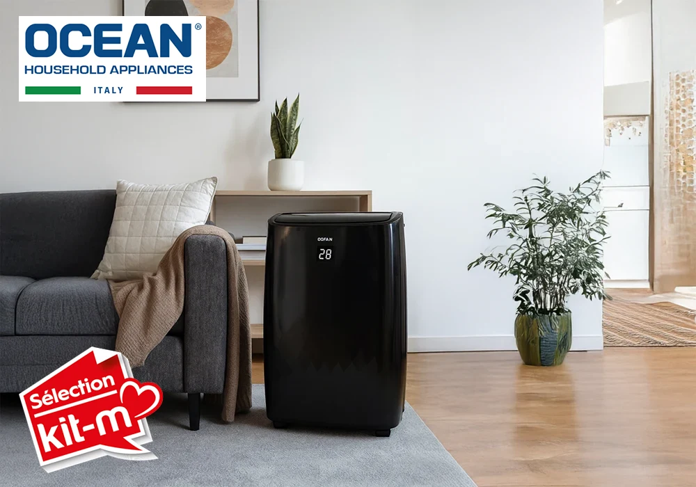 Climatiseur Mobile 3en1 12000 BTU Refroidissement, Déshumidification