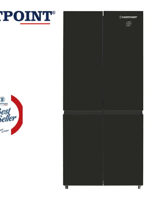 Combiné 4 Portes Inverter Vitrée Noir (W4FNN-52E24EDGN)