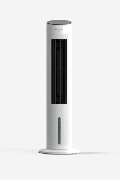 OmniAir Rafraîchisseur d’air évaporatif 5 L et ventilateur colonne
