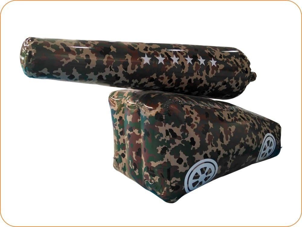 Bunker gonflable de paintball haut de gamme pour usage commercial