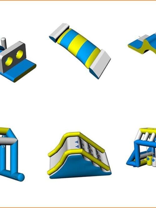 Parcours d’obstacles aquatiques en stock pour eau libre par Bouncia