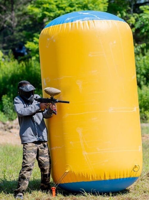 Barrières de paintball gonflables en bâche PVC pour usage commercial