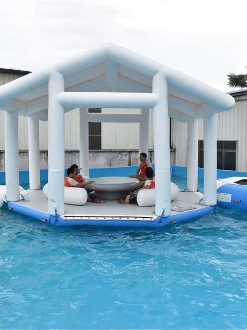 Cabane flottante Bouncia avec salon – Floating Island Combo 01