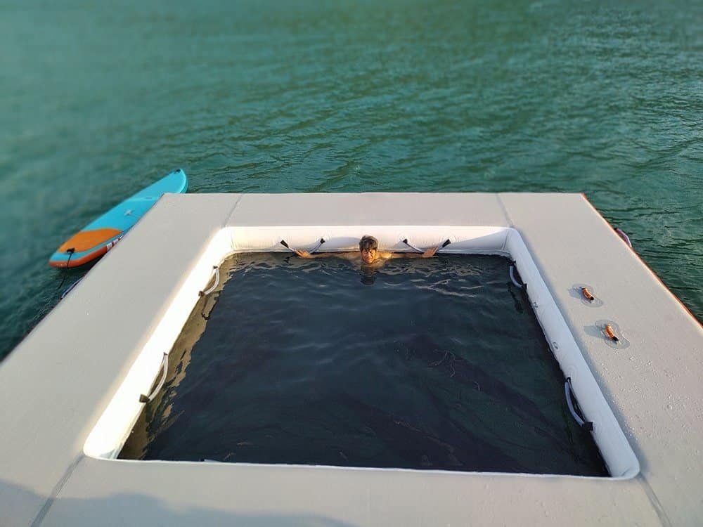 Piscine de mer gonflable pour yacht à usage commercial