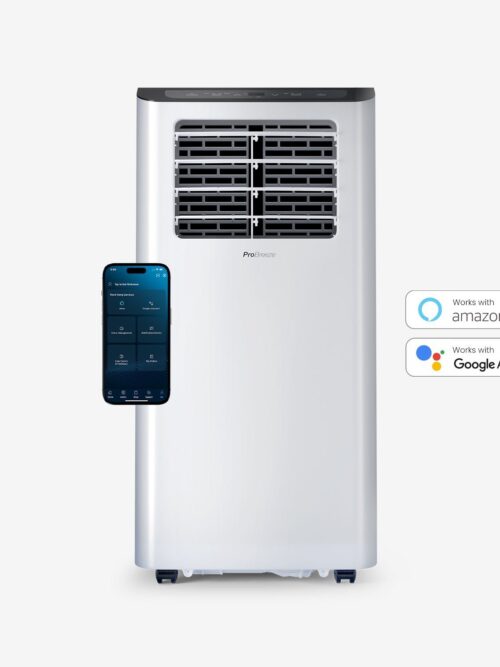 Climatiseur portable 3-en-1 de 14 000 BTU avec fonction de déshumidification