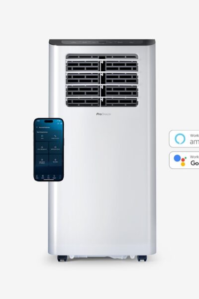 Climatiseur portable 3-en-1 de 12 000 BTU avec fonction de déshumidification