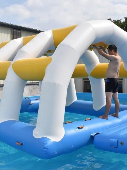 Module de barre suspendue pour parcours d’obstacles flottant