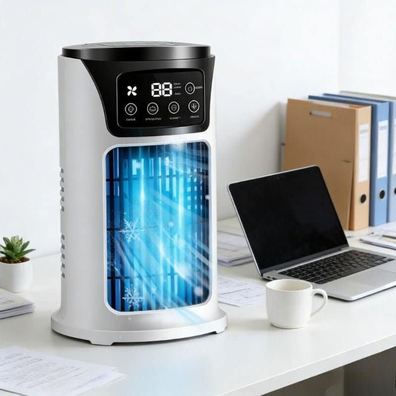 Rafraîchisseur d’Air Portable USB 6 Vitesses – Ventilateur Brumisateur