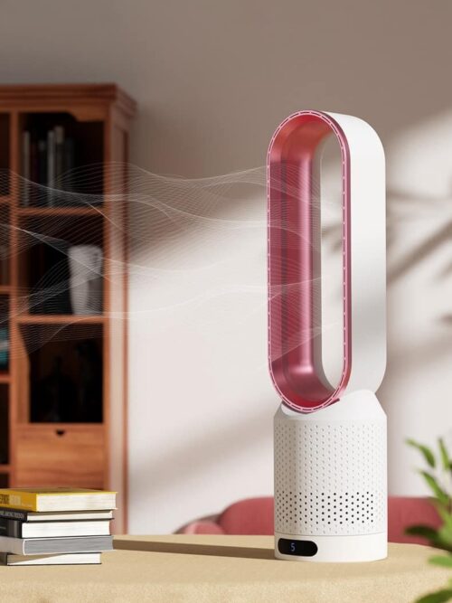 Rafraîchisseur d’Air 3-en-1 Sans Pales avec Purificateur