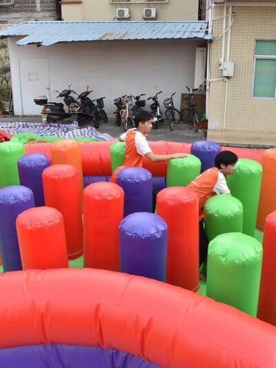 Course gonflable de 5 km en bâche PVC de qualité commerciale – Obstacle-10