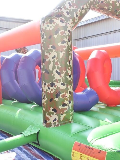 Parcours d’obstacles gonflable de bonne qualité sur terre