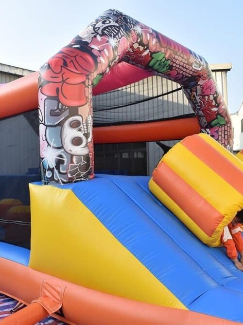 Château gonflable 5 km commercial fabriqué par Bouncia – Obstacle-26