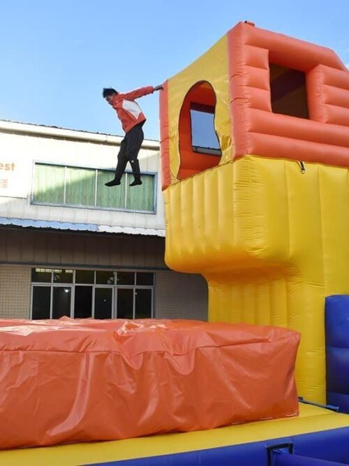 Combo parcours d’obstacles gonflable commercial 5 km – Obstacle-34