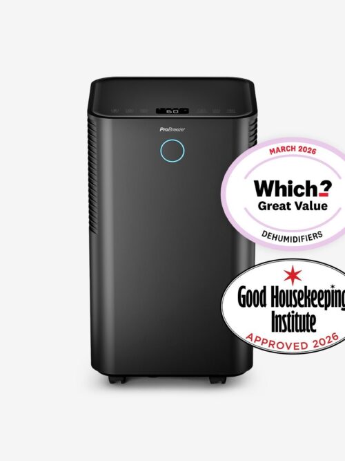 OmniDry Déshumidificateur silencieux basse consommation 12 L – Noir