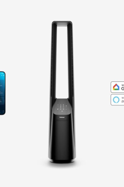 Ventilateur colonne sans pales 40″ avec contrôle par application intelligente