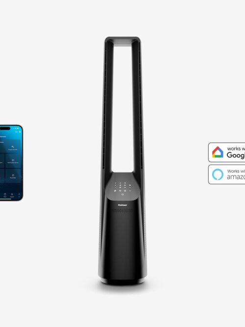 Ventilateur colonne sans pales 40″ avec contrôle par application intelligente