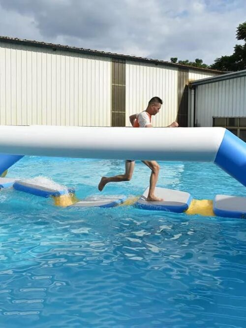 Obstacle d’équilibre flottant pour jeux d’eau – Pad Walk