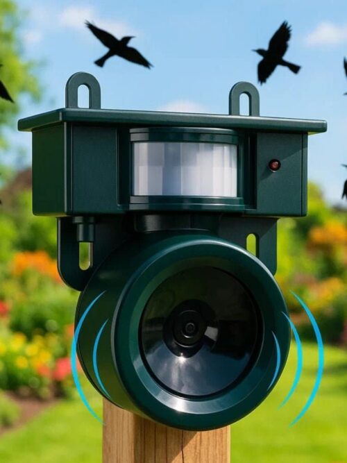 Répulsif Solaire Intelligent Pour Pigeons Avec Détection De Mouvement
