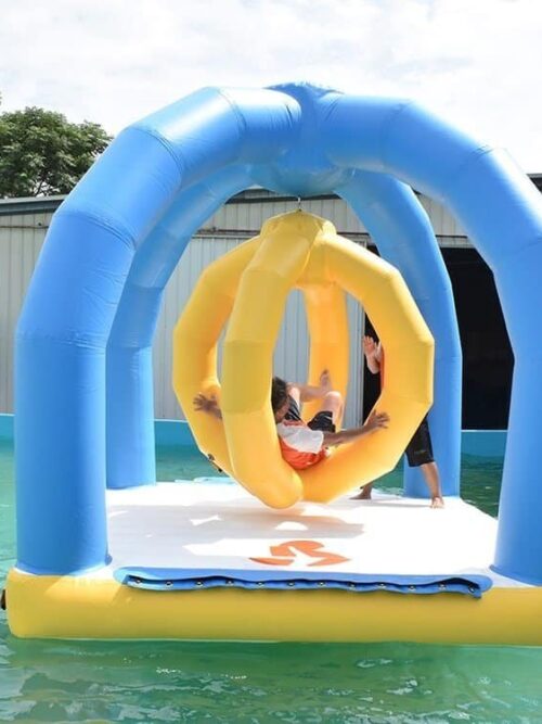 Équipement de parc aquatique gonflable personnalisable Bouncia