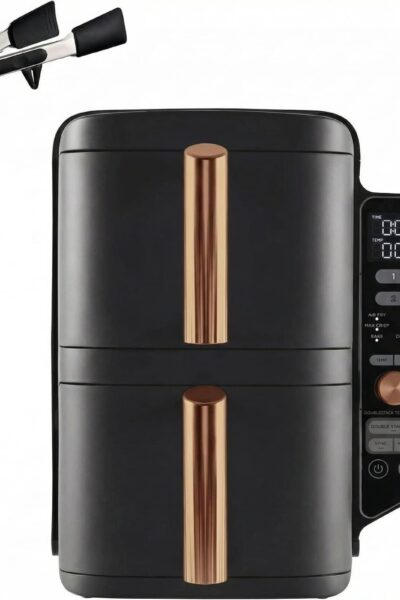 Air Fryer Double Tiroir Vertical 9,5L – Friteuse Sans Huile