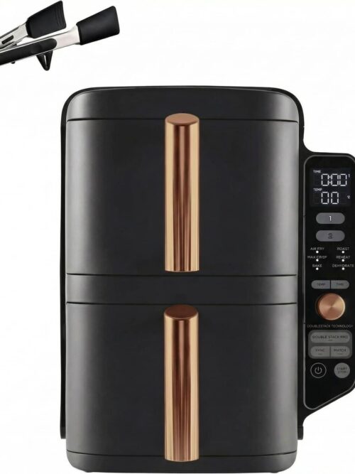 Air Fryer Double Tiroir Vertical 9,5L – Friteuse Sans Huile