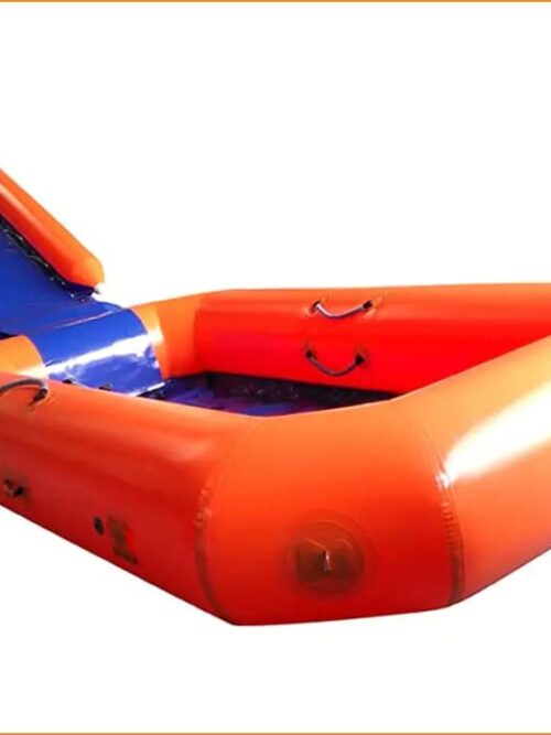 Toboggan aquatique gonflable commercial avec piscine
