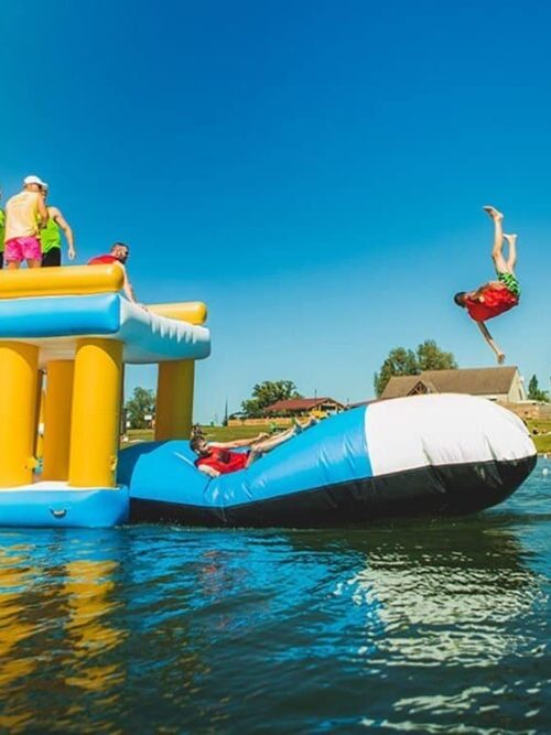 Blob aquatique gonflable best-seller pour parc aquatique