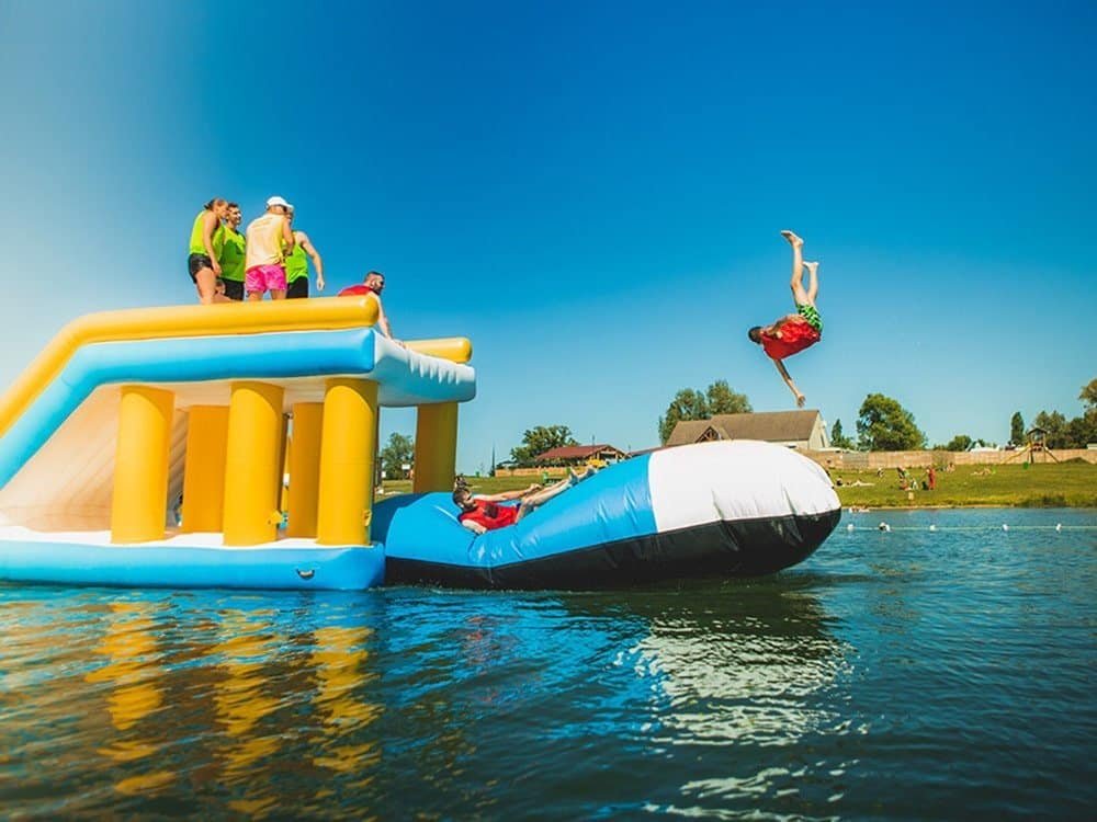 Blob aquatique gonflable best-seller pour parc aquatique