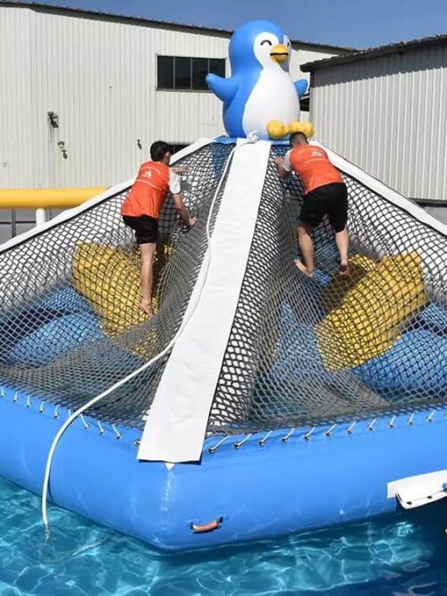 Parcours aquatique gonflable 2025 à vendre – Penguin Climber Net