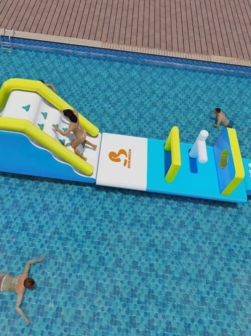Mini parcours d’obstacles gonflable pour piscine à vendre