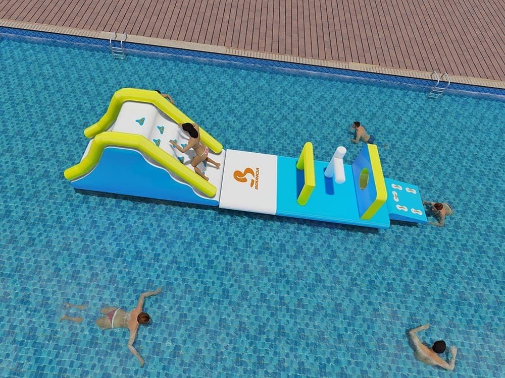 Mini parcours d’obstacles gonflable pour piscine à vendre