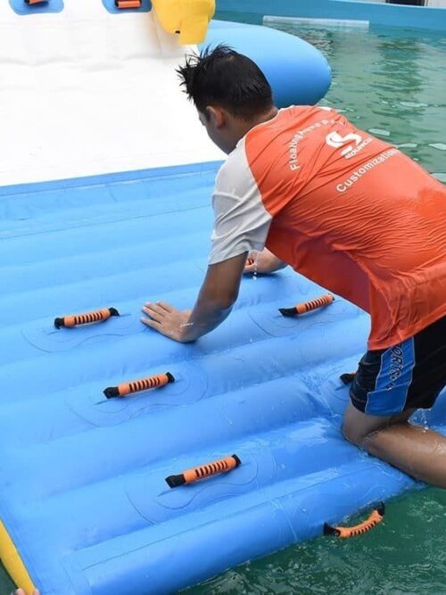 Jeu aquatique gonflable incontournable à vendre pour l’exploitation de parc aquatique
