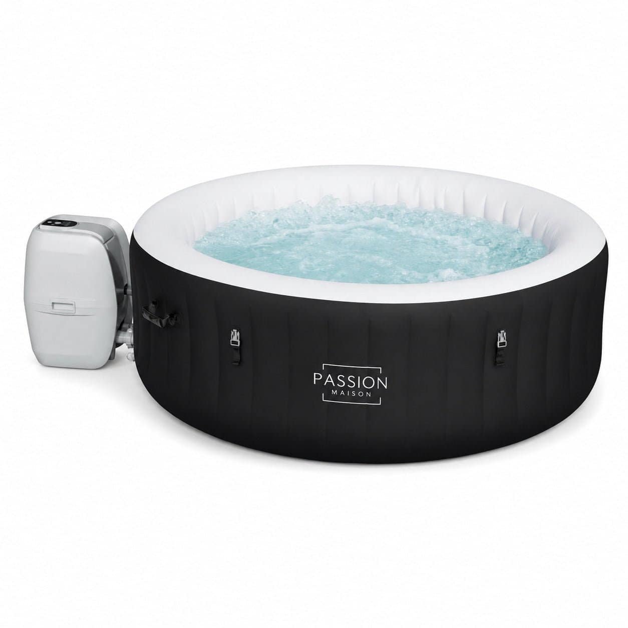Spa Gonflable 4 Places Passion Maison Riviera – 120 Buses de Massage
